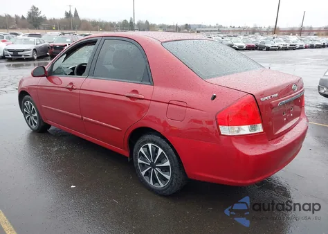 2009 Kia Spectra Ex from USA, damaged, VIN KNAFE222495662358